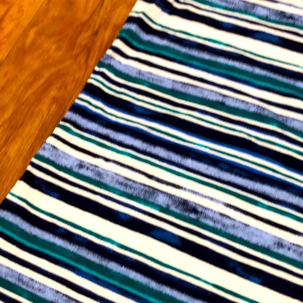 Basic Editions Striped Tank Top Size 3X - Picture 3 of 5